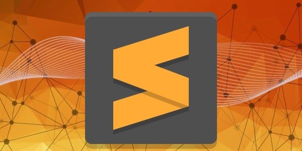 Imagem com logo, linhas e pontos representando como identar código automaticamente no sublime text