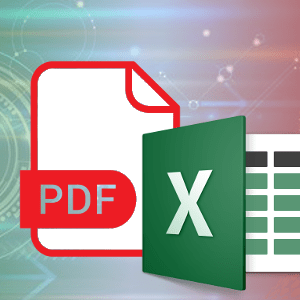 Como converter PDF para excel online?