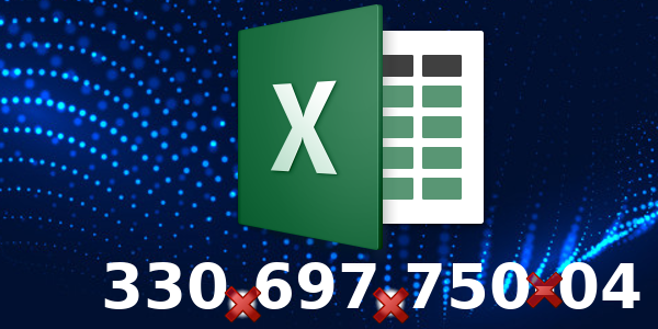 Como tirar pontos e traços no excel?